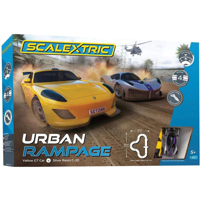 SCALEXTRIC URBAN RAMPAGE RACE SET