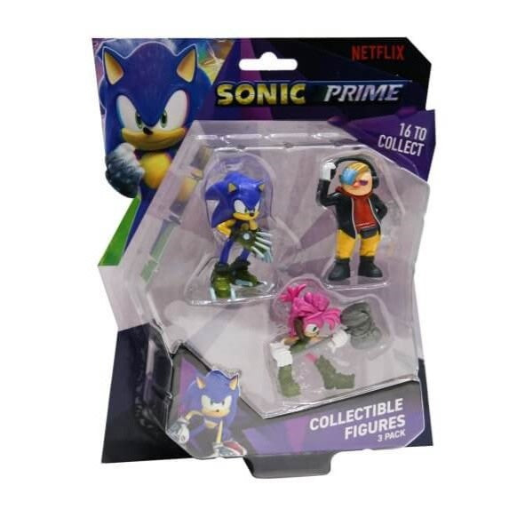 SONIC Prime 6.5 cm Figures 3pk Blister (Random Assortment)