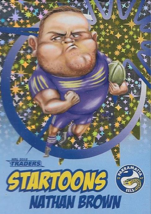 Nathan Brown, Blue Startoons, 2018 ESP Traders NRL