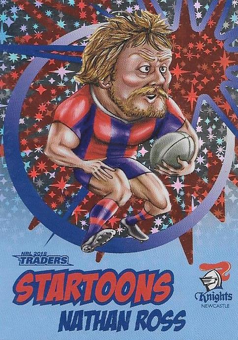 Nathan Ross, Blue Startoons, 2018 ESP Traders NRL