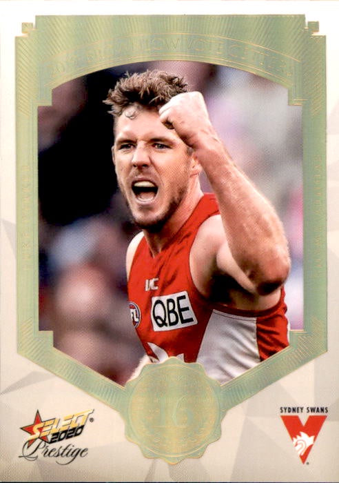 Luke Parker, Brownlow Vote Getters, 2020 Select AFL PRESTIGE Footy Stars