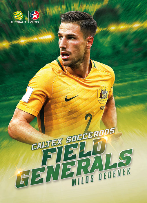 Milos Degenek, Caltex Socceroos Field Generals, 2018 Tap'n'play Soccer Trading Cards