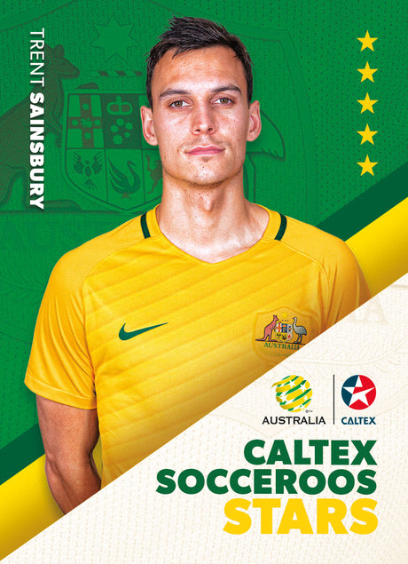Trent Sainsbury, Caltex Socceroos Stars, 2018 Tap'n'play Soccer Trading Cards