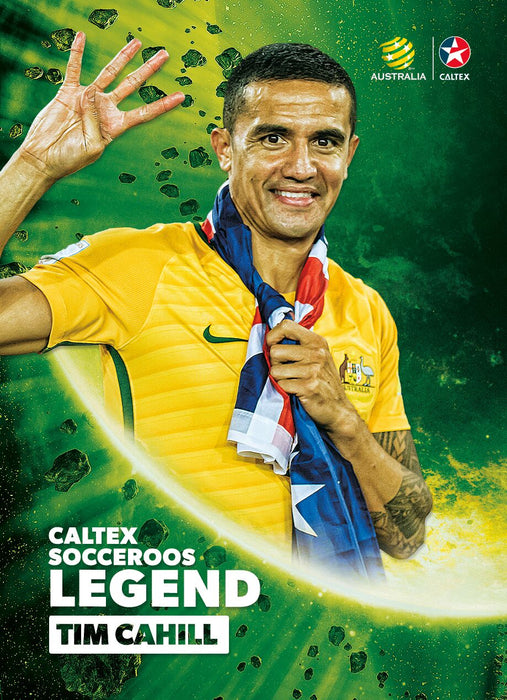 Tim Cahill, Caltex Socceroos Legend card, 2018 Tap'n'play Soccer Trading Cards