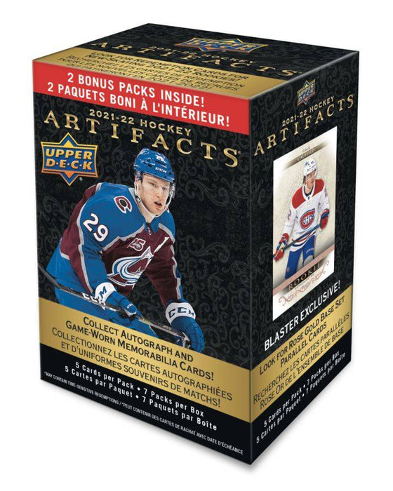 2021-22 Upper Deck Artifacts NHL Hockey 7-Pack Blaster Box