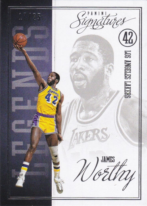 James Worthy, Legends, 2012-13 Panini Signatures Basketball