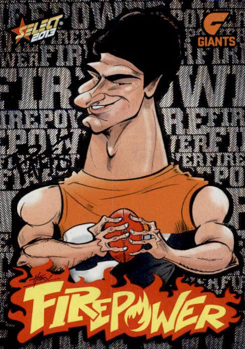 Jonathan Patton, Firepower Caricatures, 2013 Select AFL Champions