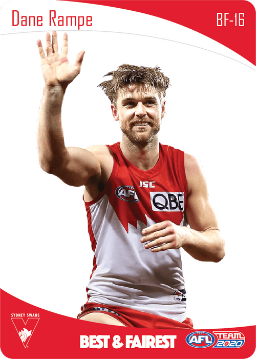 Dane Rampe, Best & Fairest, 2020 Teamcoach AFL