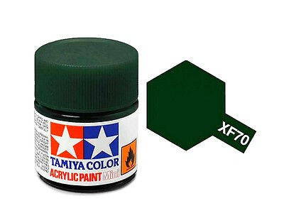 TAMIYA ACRYLIC MINI XF-70 DARK GREEN 2, 10ml