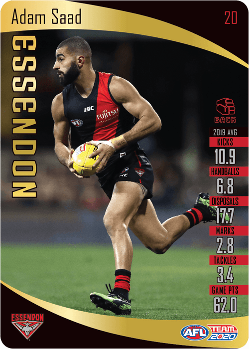 Adam Saad, Gold, 2020 Teamcoach AFL