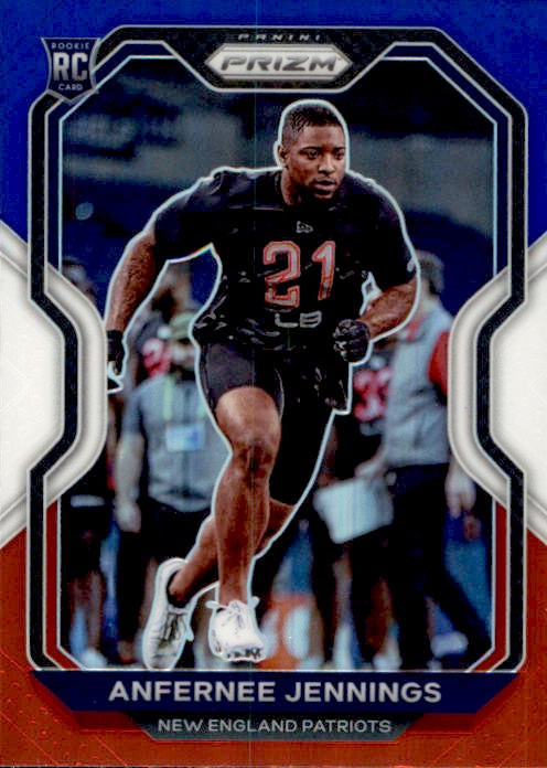 Anfernee Jennings, RC, Red White Blue Prizm, 2020 Panini Prizm Football NFL