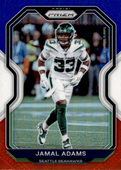 Jamal Adams, Red White Blue Prizm, 2020 Panini Prizm Football NFL