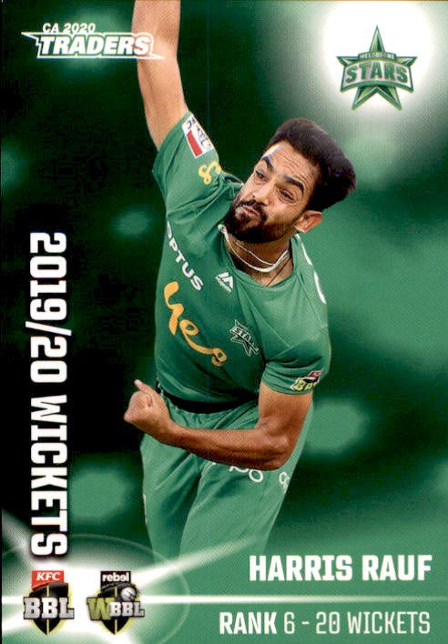 Harris Rauf, Top 10, 2020-21 TLA Cricket Australia and BBL