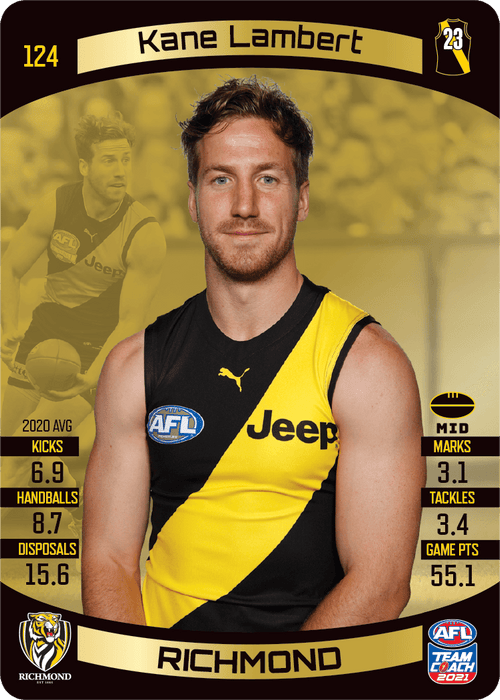 Kane Lambert, Gold, 2021 Teamcoach AFL