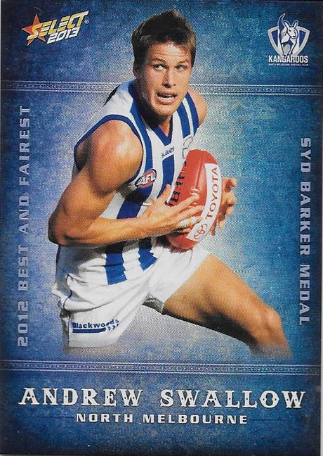 Andrew Swallow, Best & Fairest, 2013 Select AFL Champions