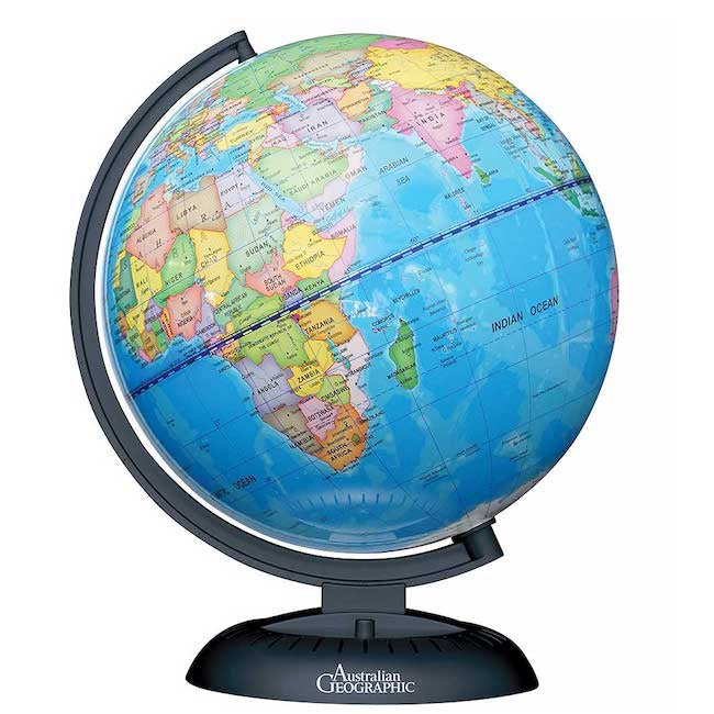 Australian Geographic - Night Light Up Globe 20cm