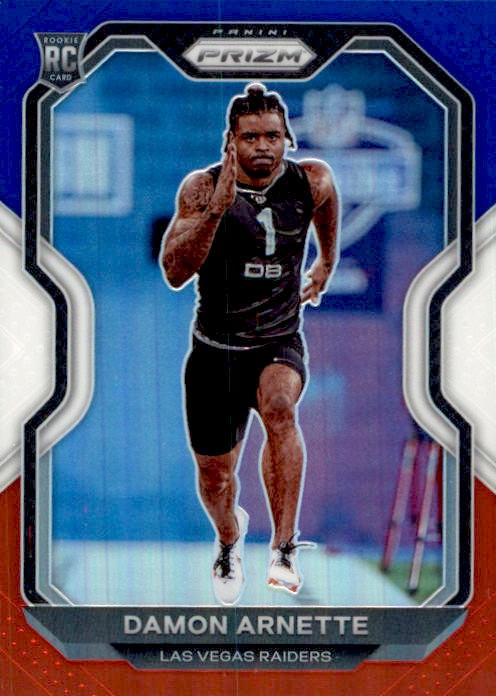 Damon Arnette, RC, Red White Blue Prizm, 2020 Panini Prizm Football NFL