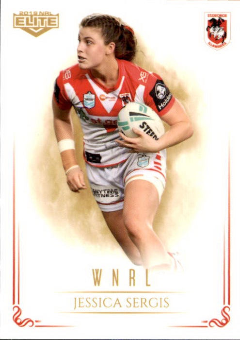 Jessica Sergis, WNRL, 2019 TLA Elite NRL