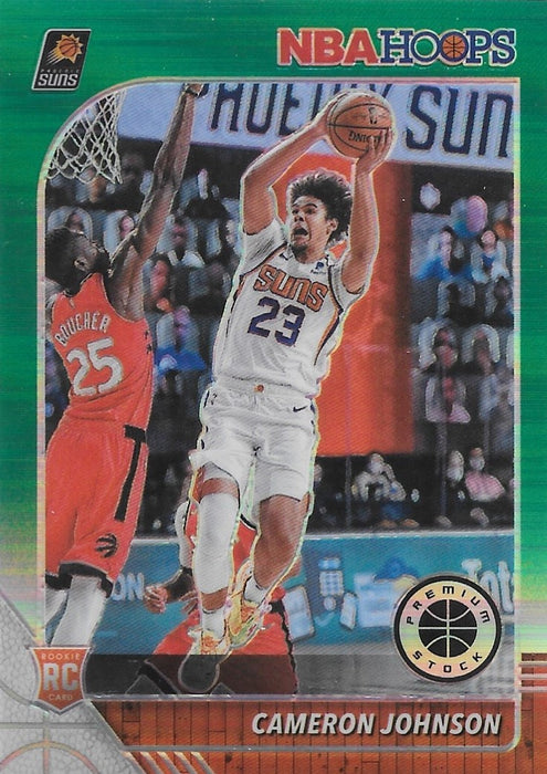 Cameron Johnson, RC, Green Prizm, 2019-20 Panini Hoops Premium Stock Basketball NBA