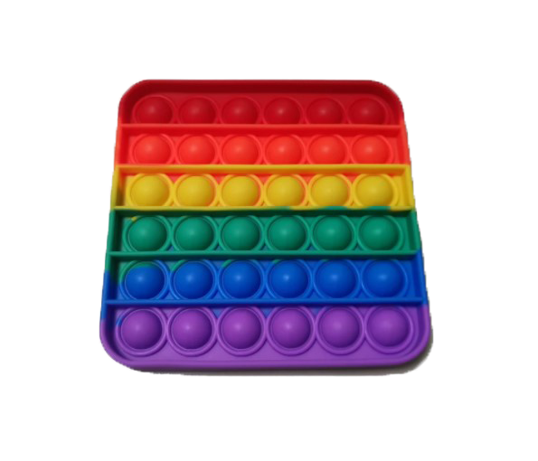 POP IT FIDGET TOY RAINBOW SQUARE