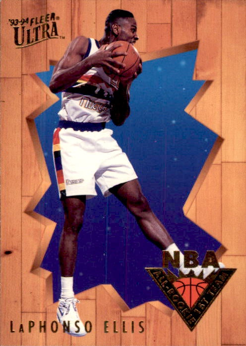 LaPhonso Ellis, All Rookie Team, 1993-94 Fleer Ultra Basketball NBA