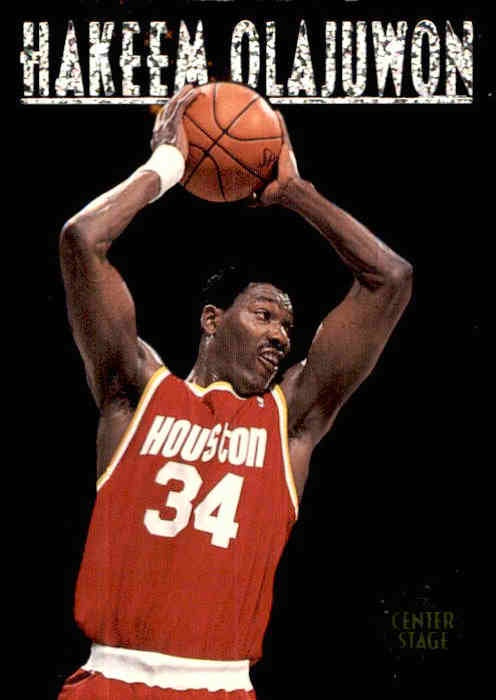 Hakeem Olajuwon, Center Stage, 1993-94 Skybox Basketball NBA