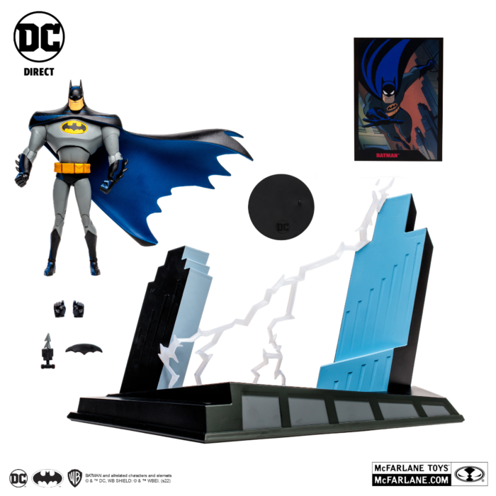 Batman: The Animated Series - Batman 30th Anniversary Gold Label Deluxe 7” Scale McFarlane Action Figure