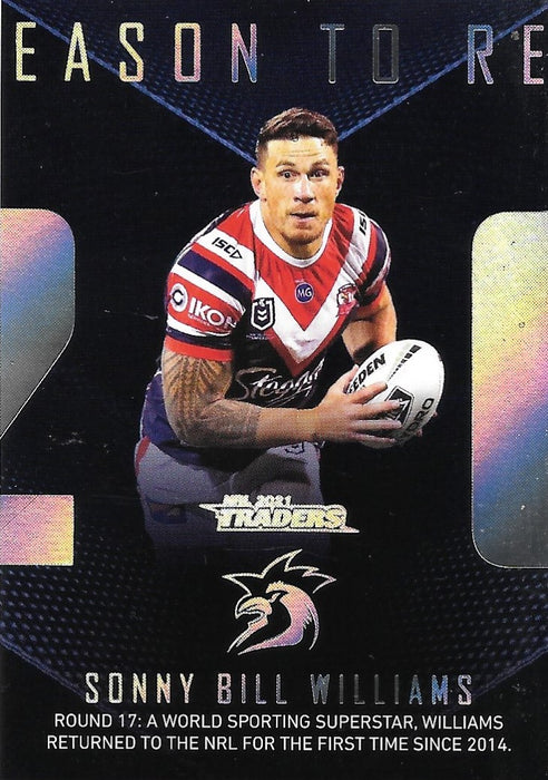 Sonny Bill Williams, Season to Remember, 2021 TLA Traders NRL