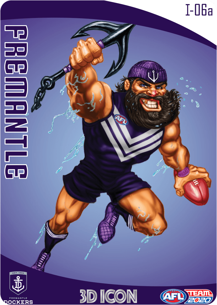 Fremantle Dockers Mascot, 3D Icon, 2020 Teamcoach AFL