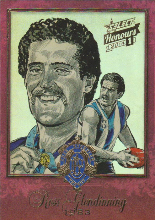 Ross Glendinning, Brownlow Sketch, 2014 Select AFL Honours 1