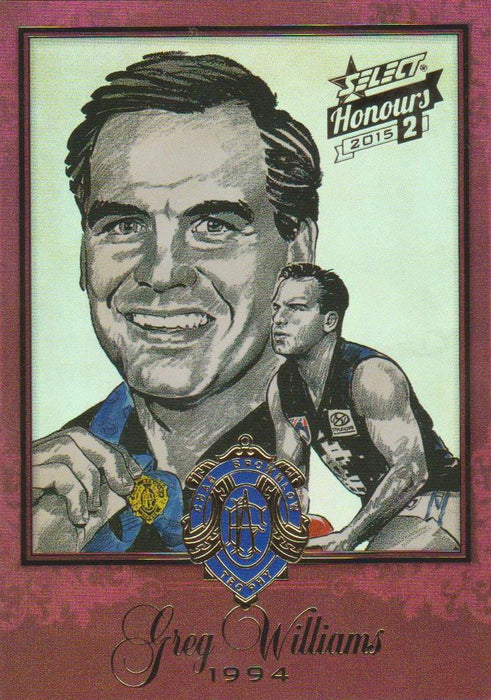 Greg Williams, Brownlow Sketch, 2014 Select AFL Honours 2