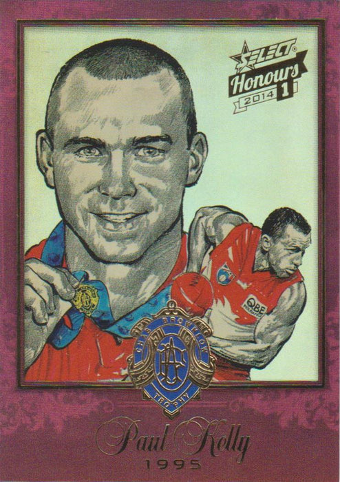 Paul Kelly, Brownlow Sketch, 2014 Select AFL Honours 1