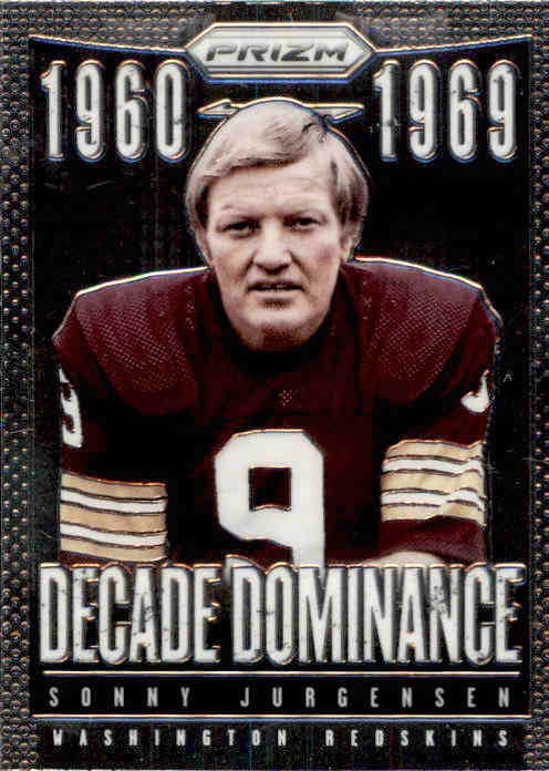 Sonny Jurgensen, Decade Dominance, 2013 Panini NFL Prizm Football