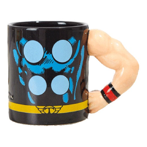 Marvel THOR Ceramic Coffee Mug Cup with Moulded Muscled Arm as Handle
