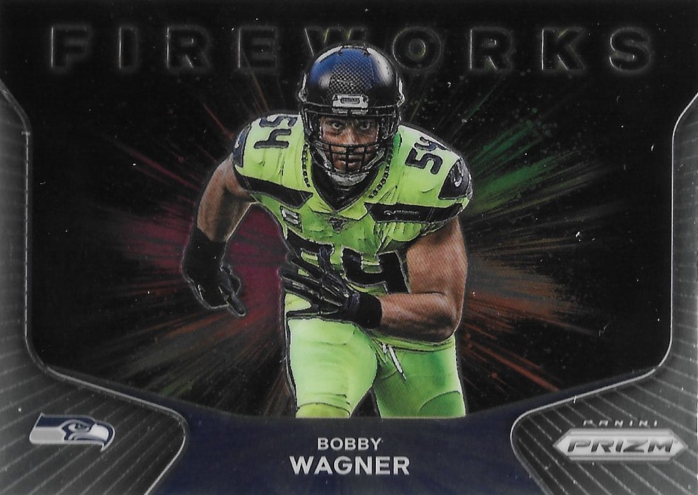 Bobby Wagner, Fireworks, 2020 Panini Prizm Football NFL