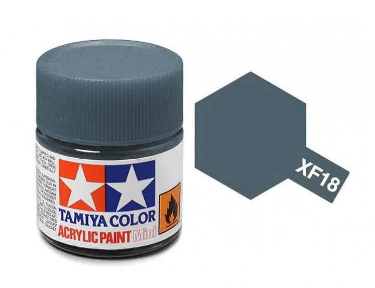 TAMIYA ACRYLIC MINI XF-18 MEDIUM BLUE 10ml