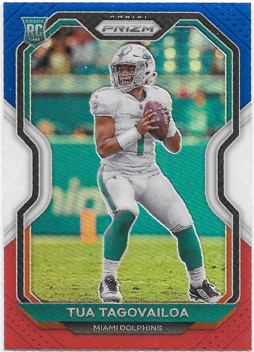 Tua Tagovailoa, Red White Blue Prizm, 2020 Panini Prizm Football NFL