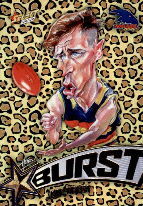 Jake Kelly, Leopard Starburst, 2020 Select AFL Footy Stars