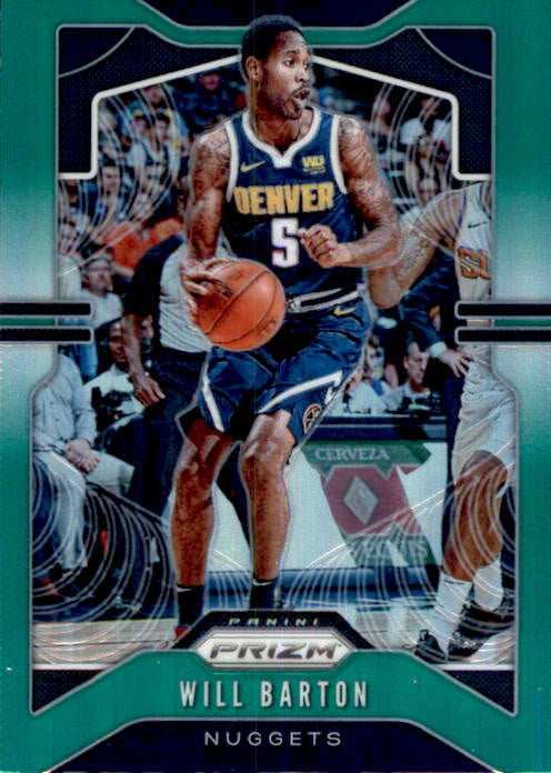 Will Barton, 2019-20 Prizm Basketball GREEN Refractor