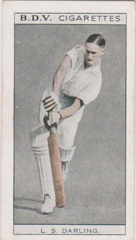L S Darling & Father's Footsteps, 1933 BDV Cigarettes