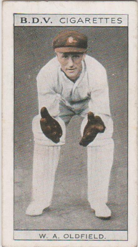 W A Oldfield & Austin Robertson, 1933 BDV Cigarettes