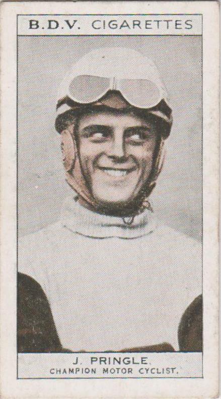 Andrew Charlton & J Pringle, 1933 BDV Cigarettes