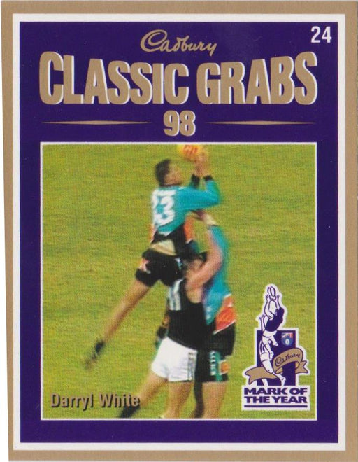 Darryl White, Cadbury Classic Grabs, 1999 Select AFL