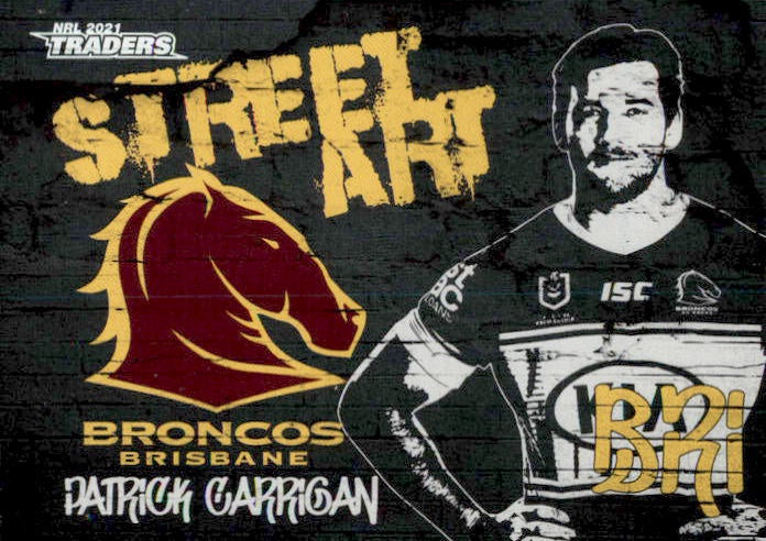 Patrick Carrigan, Black Street Art, 2021 TLA Traders NRL