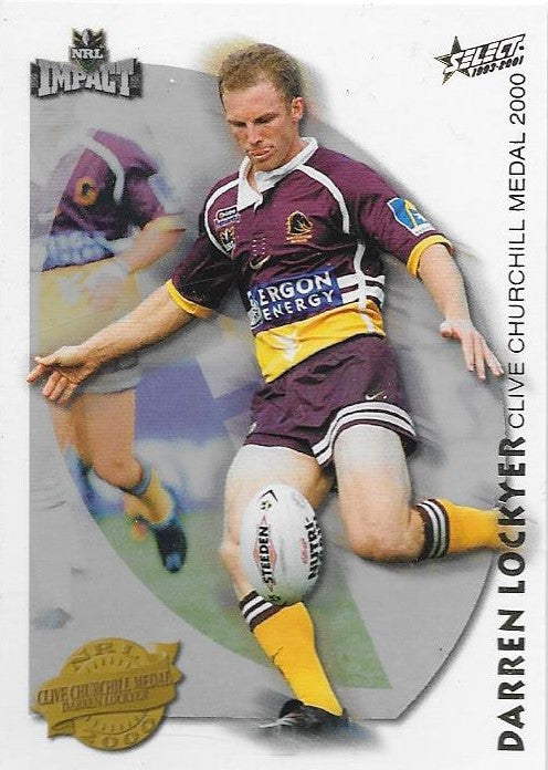 Darren Lockyer, Award Winner, 2001 Select NRL Impact