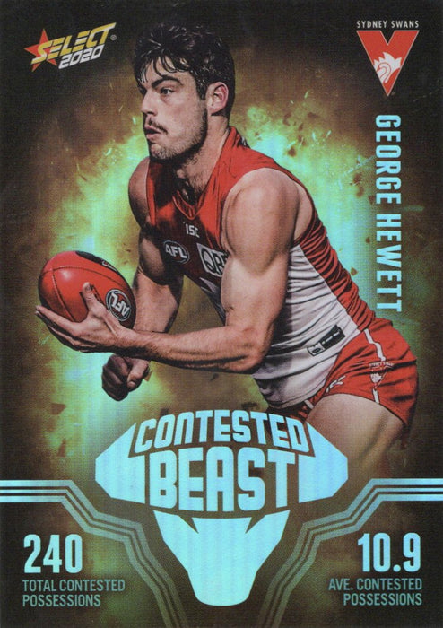 George Hewitt, Contested Beasts, 2020 Select AFL Footy Stars