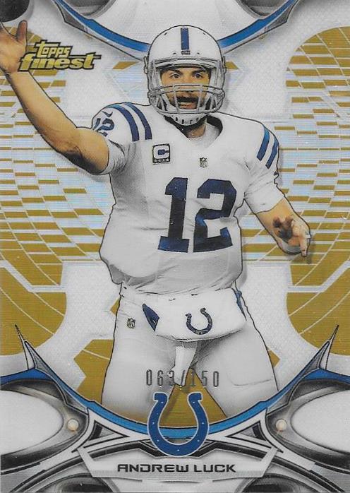 Andrew Luck,  Refractor /150, 2015 Topps Finest