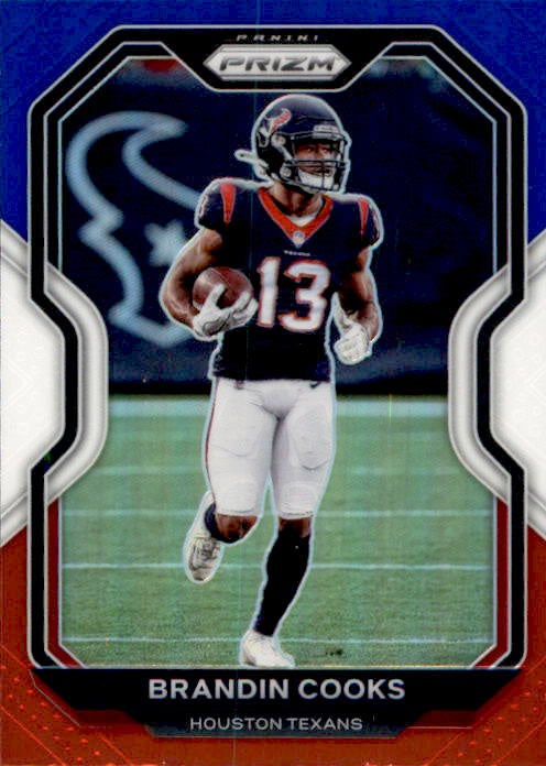 Brandin Cooks, Red White Blue Prizm, 2020 Panini Prizm Football NFL