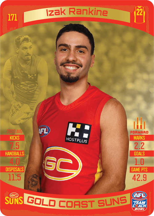 Izak Rankine, Gold, 2021 Teamcoach AFL