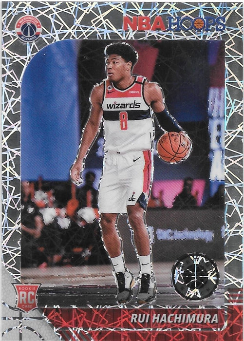 Rui Hachimura, RC, Silver Laser Prizm, 2019-20 Panini Hoops Premium Stock Basketball NBA